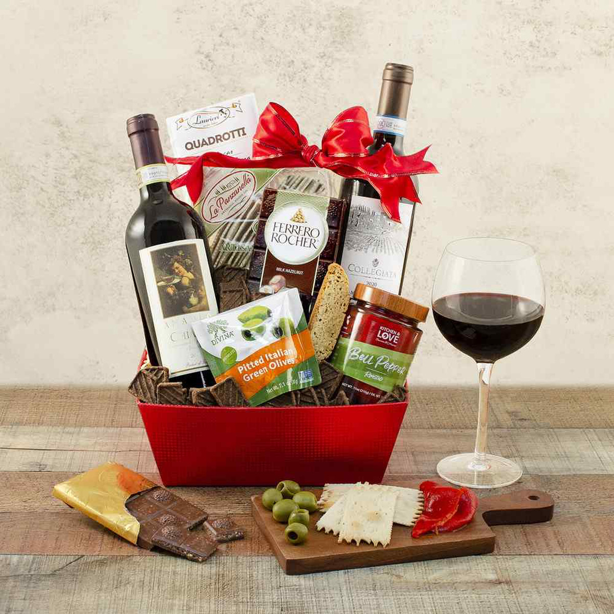 prodimages/Taste of Tuscany Italian Wine Gift Basket